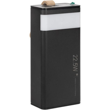 УМБ Павербанк 30000 mAh 22.5W WUW-TYGII Y53 с быстрой зарядкой и фонарем Черный 7413866 фото