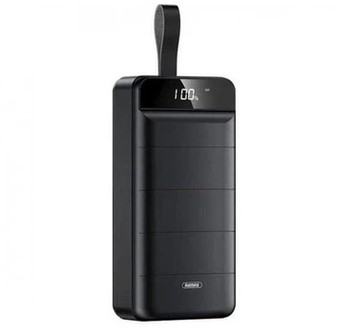 УМБ Павербанк 50000 mAh 22.5W Remax RPP-185 с быстрой зарядкой PD/QC и фонариком Черный 1235053 фото