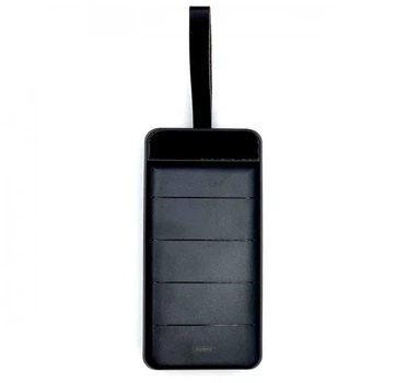 УМБ Павербанк 50000 mAh 22.5W Remax RPP-185 зі швидкою зарядкою PD/QC та ліхтариком Чорний 1235053 фото