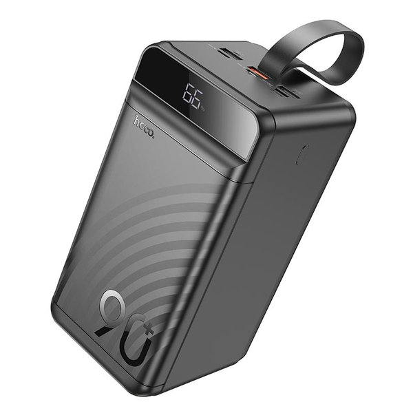 УМБ Павербанк 90000 mAh 22.5W Hoco J123D зі швидкою зарядкою та ліхтарем Чорний 11111111111111 фото