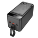 УМБ Павербанк 90000 mAh 22.5W Hoco J123D зі швидкою зарядкою та ліхтарем Чорний 11111111111111 фото 1