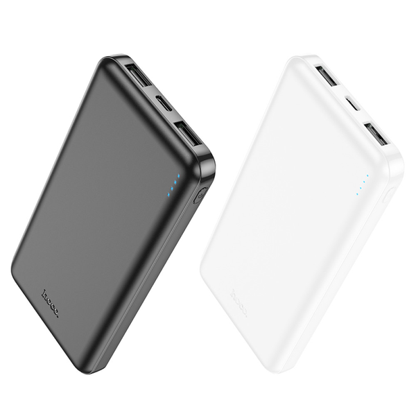 УМБ Павербанк 10000 mAh 2A Hoco J100 с LED-индикатором Белый 1256053 фото