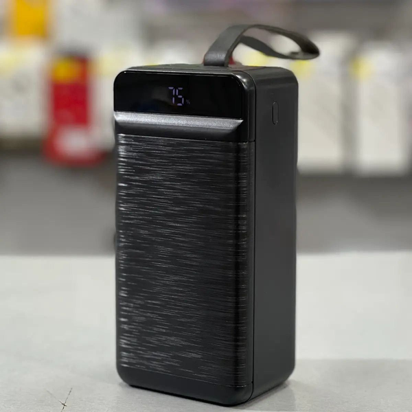 УМБ Павербанк 60000 mAh 22.5W XO PR159 зі швидкою зарядкою та ліхтарем Чорний 9855053 фото