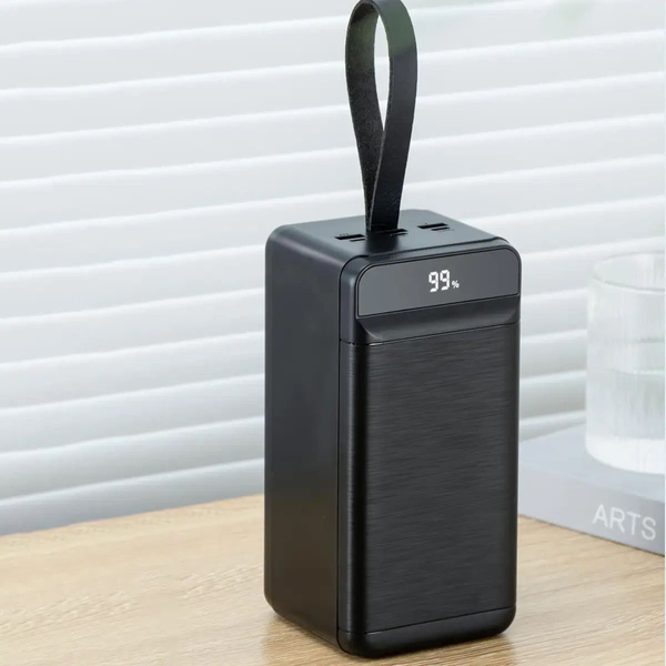УМБ Павербанк 60000 mAh 22.5W XO PR159 зі швидкою зарядкою та ліхтарем Чорний 9855053 фото