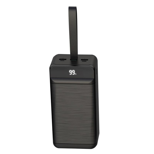 УМБ Павербанк 60000 mAh 22.5W XO PR159 зі швидкою зарядкою та ліхтарем Чорний 9855053 фото