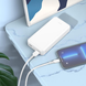 УМБ Павербанк 20000 mAh 2.1A Hoco J100A з LED-індикатором Білий 8745053 фото 3