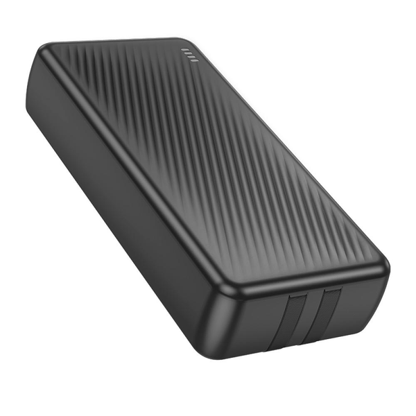 УМБ Павербанк 20000 mAh 22.5W Borofone BJ57A зі швидкою зарядкою та 2 вбудованими кабелями Чорний 9945050 фото