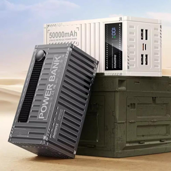 УМБ Павербанк 50000 mAh 27W Remax RPP-161 с быстрой зарядкой PD/QC Белый 3325053 фото