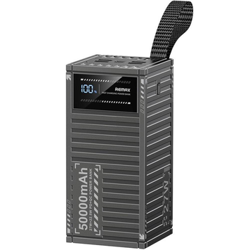 УМБ Павербанк 50000 mAh 27W Remax RPP-161 с быстрой зарядкой PD/QC Серый 1105053 фото