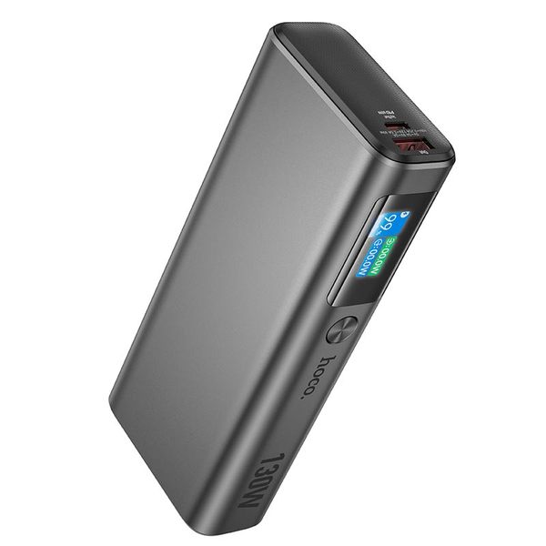 УМБ Павербанк 20000 mAh 130W Hoco Q17B зі швидкою зарядкою та дисплеєм Чорний 3289633 фото