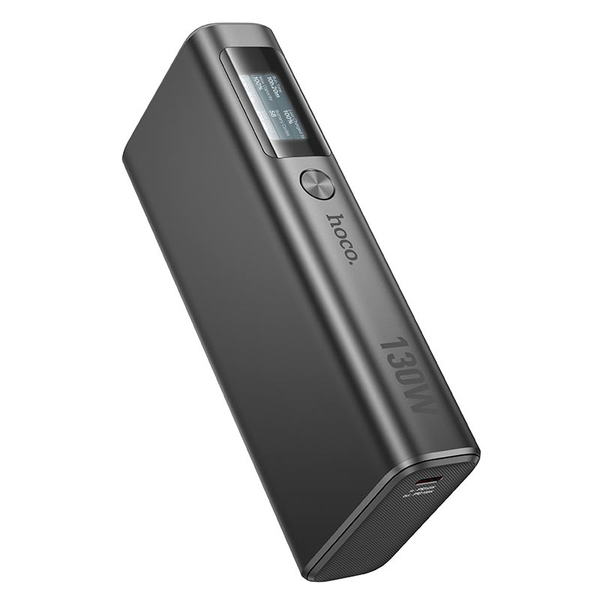 УМБ Павербанк 20000 mAh 130W Hoco Q17B зі швидкою зарядкою та дисплеєм Чорний 3289633 фото