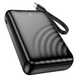 УМБ Павербанк 10000 mAh 2A Hoco J134A з вбудованим кабелем USB-C Чорний 7852633 фото 2