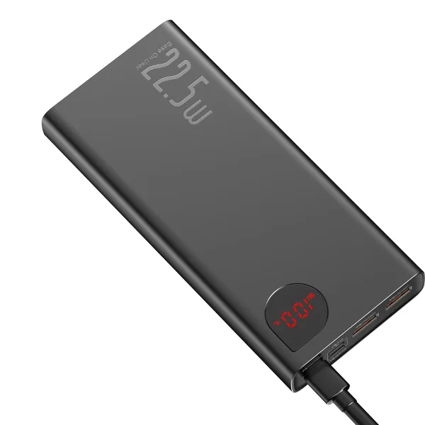 УМБ Павербанк 20000 mAh 22.5W Baseus Adaman с быстрой зарядкой QC3.0 + PD3.0 Черный 4352066 фото