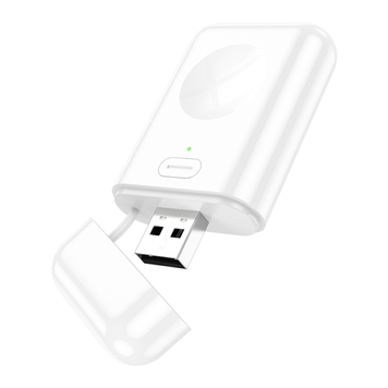 УМБ Павербанк 1000 mAh Hoco J120 беспроводная зарядка для смарт часов Белый 9687053 фото