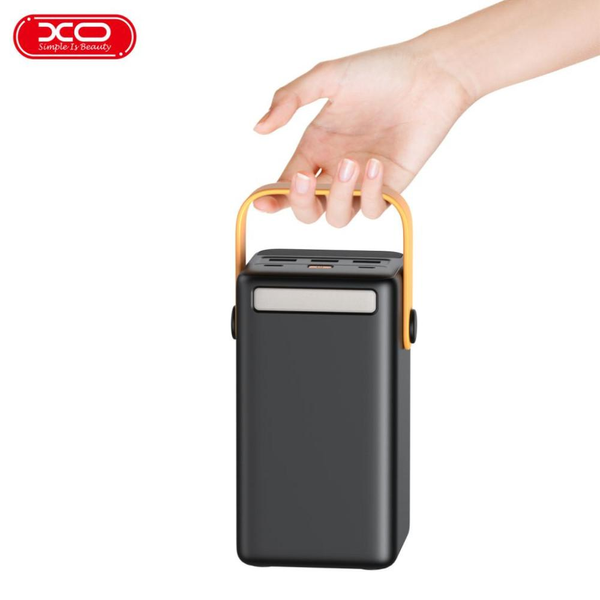 УМБ Павербанк 50000 mAh 22.5W XO PR168 зі швидкою зарядкою та ліхтарем Чорний 2755053 фото