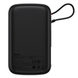 УМБ Павербанк 10000 mAh 22.5W Baseus Qpow Pro с быстрой зарядкой и встроенным кабелем Type-C Черный 5494066 фото 2