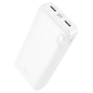 УМБ Павербанк 20000 mAh 2A Hoco J128A з LED-індикатором Білий 1494053 фото