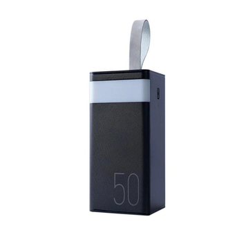 УМБ Павербанк 50000 mAh 22.5W Remax RPP-321 с быстрой зарядкой и фонарем Черный 8965053 фото