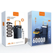 УМБ Павербанк 60000 mAh 22.5W WUW TUGII Y106 с быстрой зарядкой и 4 встроенными кабелями Черный 05022620 фото 5