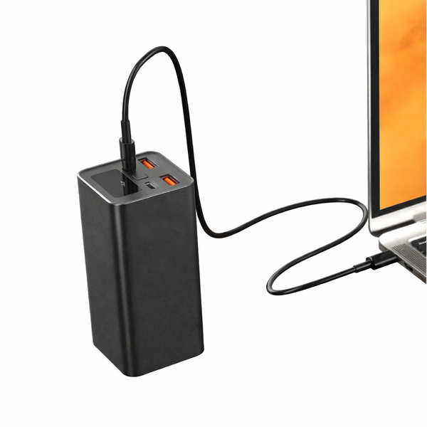 УМБ Павербанк 20000 mAh 65W XO-PB97 с быстрой зарядкой для ноутбука Черный 1102222 фото