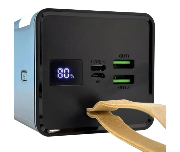 УМБ Павербанк 50000 mAh 22.5W WUW-TUGII Y55 с быстрой зарядкой и фонарем Черный 1105866 фото