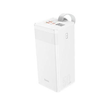 УМБ Павербанк 50000 mAh 22.5W Hoco J86A с быстрой зарядкой и фонарем Белый 9719633 фото