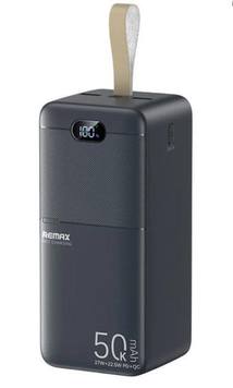 УМБ Павербанк 50000 mAh 22.5W Remax RPP-117 с быстрой зарядкой PD/QC Черный 5565053 фото