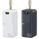 УМБ Павербанк 50000 mAh 22.5W Remax RPP-117 с быстрой зарядкой PD/QC Белый 4365053 фото 9