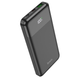 УМБ Павербанк 10000 mAh 20W Hoco J102 с быстрой зарядкой и дисплеем Черный 5974053 фото 1
