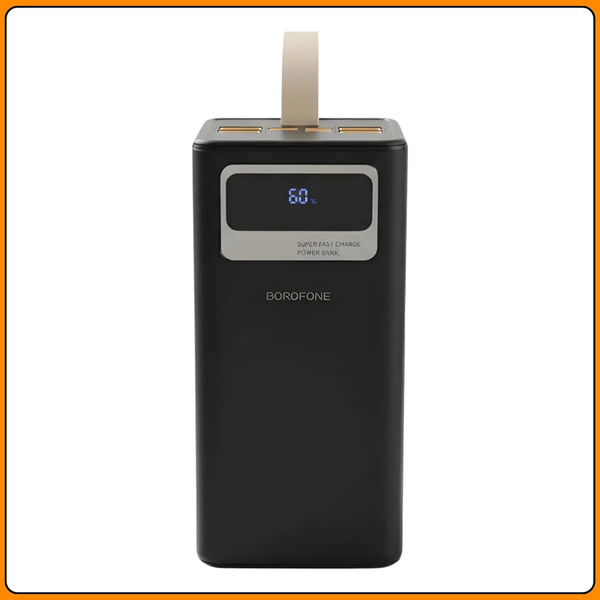 УМБ Павербанк 50000 mAh 22.5W Borofone DBT35B с быстрой зарядкой и фонариком Черный 3609633 фото