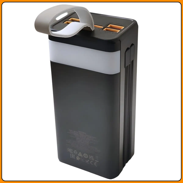 УМБ Павербанк 50000 mAh 22.5W Borofone DBT35B с быстрой зарядкой и фонариком Черный 3609633 фото