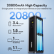 УМБ Павербанк 20800 mAh 145W Baseus EnerGeek GP12 зі швидкою зарядкою PD/QC Сірий 9874066 фото 5