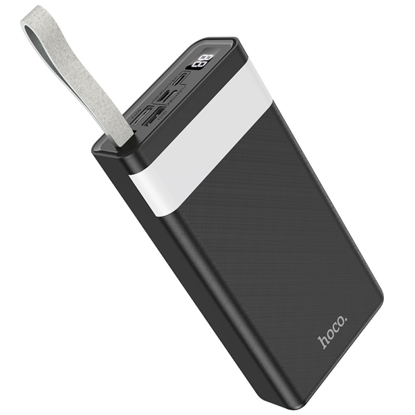 УМБ Павербанк 30000 mAh 2A Hoco J73 з дисплеєм та ліхтарем Чорний 8845053 фото