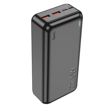 УМБ Павербанк 30000 mAh 22.5W Hoco J101B зі швидкою зарядкою PD/QC Чорний 6569633 фото