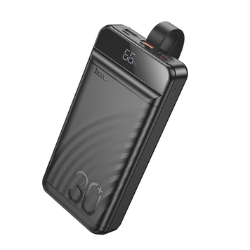 УМБ Павербанк 30000 mAh 22.5W Hoco J123B с быстрой зарядкой и фонарем Черный 9975053 фото
