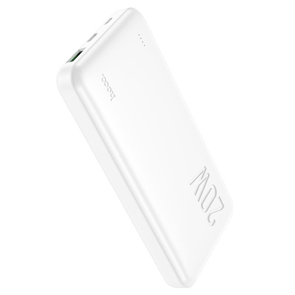 УМБ Павербанк 10000 mAh 20W Hoco J87 с быстрой зарядкой PD/QC3.0 Белый 6541053 фото