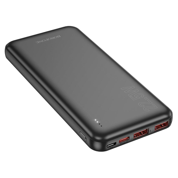 УМБ Павербанк 10000 mAh 22.5W Borofone BJ38 зі швидкою зарядкою PD/QC Чорний 7474053 фото