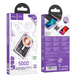 УМБ Павербанк 5000 mAh 20W Hoco Q14 зі швидкою та безпровідною зарядкою Фіолетовий 9865633 фото 4