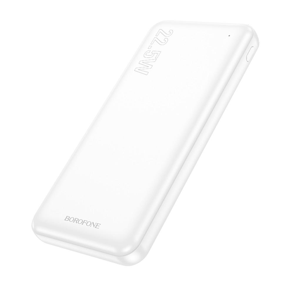 УМБ Павербанк 10000 mAh 22.5W Borofone BJ38 с быстрой зарядкой PD/QC Белый 4314053 фото
