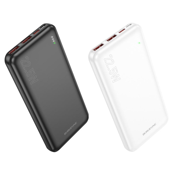 УМБ Павербанк 10000 mAh 22.5W Borofone BJ38 с быстрой зарядкой PD/QC Белый 4314053 фото
