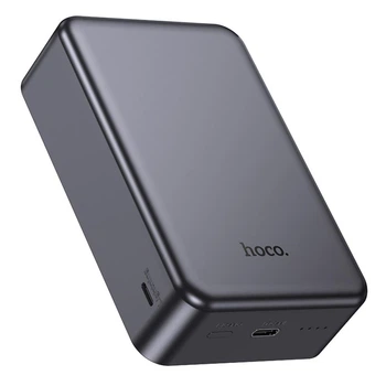 УМБ Павербанк 20000 mAh 20W Hoco J160B с быстрой и беспроводной зарядкой Серый 2106633 фото