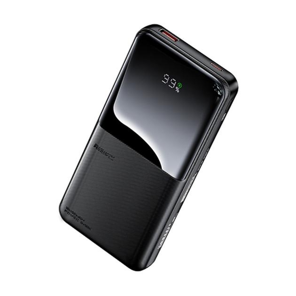 УМБ Павербанк 10000 mAh 22.5W Remax RPP-679 с быстрой зарядкой и 2 встроенными кабелями Черный 5474053 фото