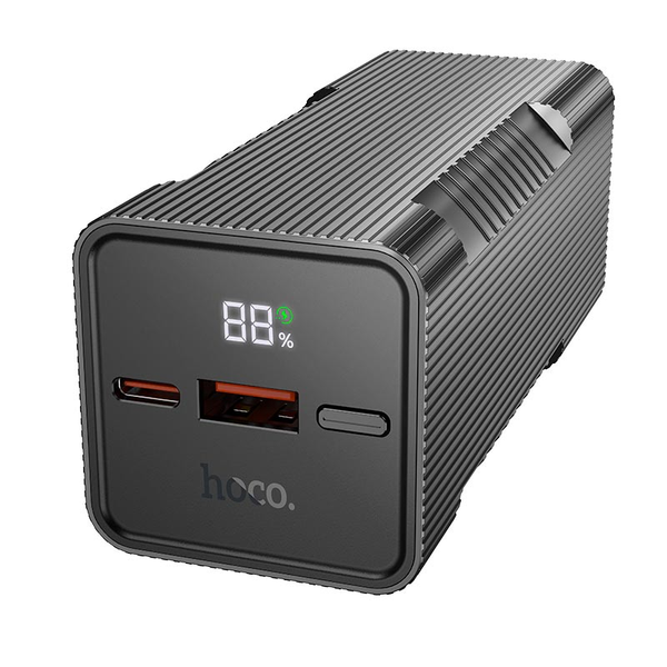 УМБ Павербанк 10000 mAh 22.5W Hoco Q15 зі швидкою зарядкою та ліхтарем Чорний 1169633 фото