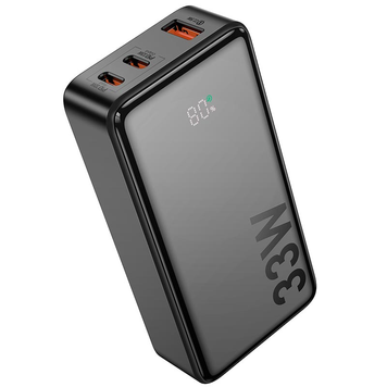 УМБ Павербанк 10000 mAh 30W Hoco Q27 с быстрой зарядкой PD/QC Черный 4785633 фото