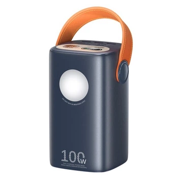 УМБ Павербанк 60000 mAh 100W Remax RPP-100 с быстрой зарядкой и фонарем Синий 2015053 фото