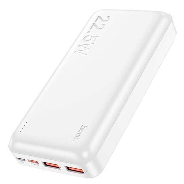 УМБ Павербанк 20000 mAh 22.5W Hoco J101A с быстрой зарядкой PD/QC Белый 1630053 фото
