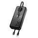 УМБ Павербанк 20000 mAh 22.5W Hoco J132A с быстрой зарядкой и 3 встроенными кабелями Черный 6748633 фото 3